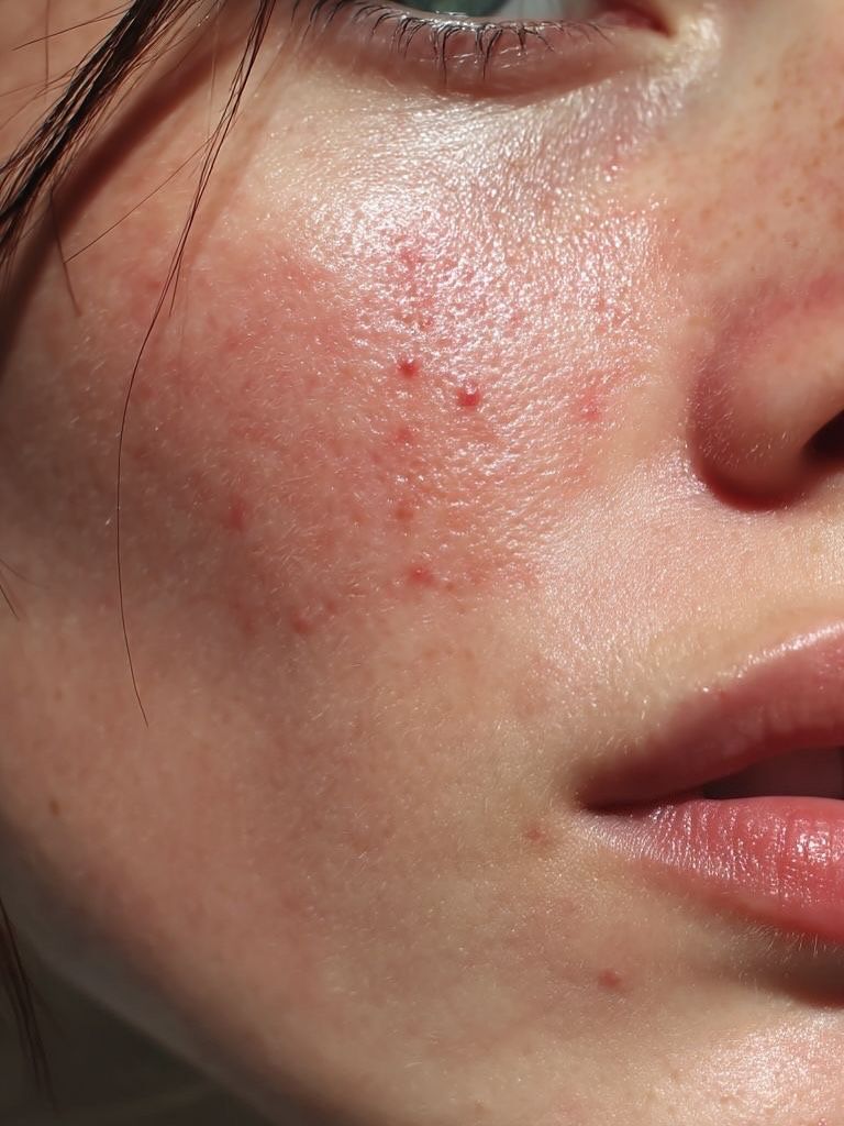 Jawline breakouts on a cycle