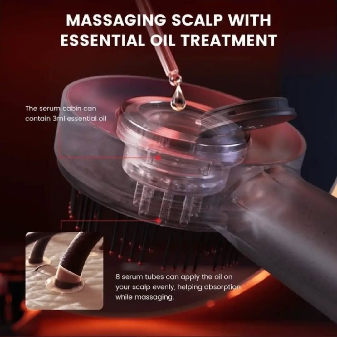 LED Therapy Hair Massager