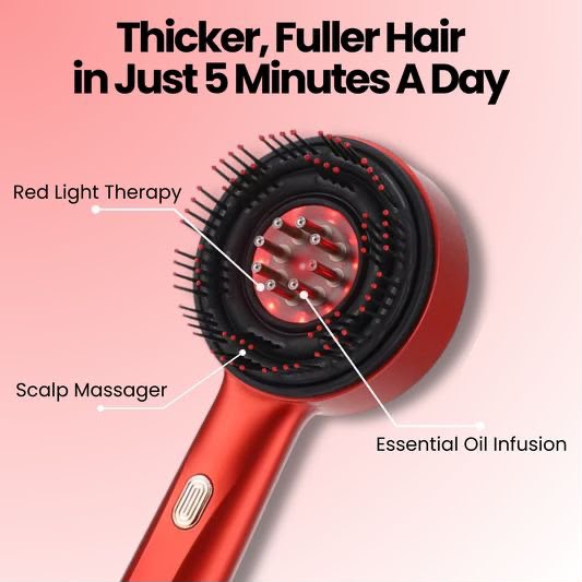LED Therapy Hair Massager